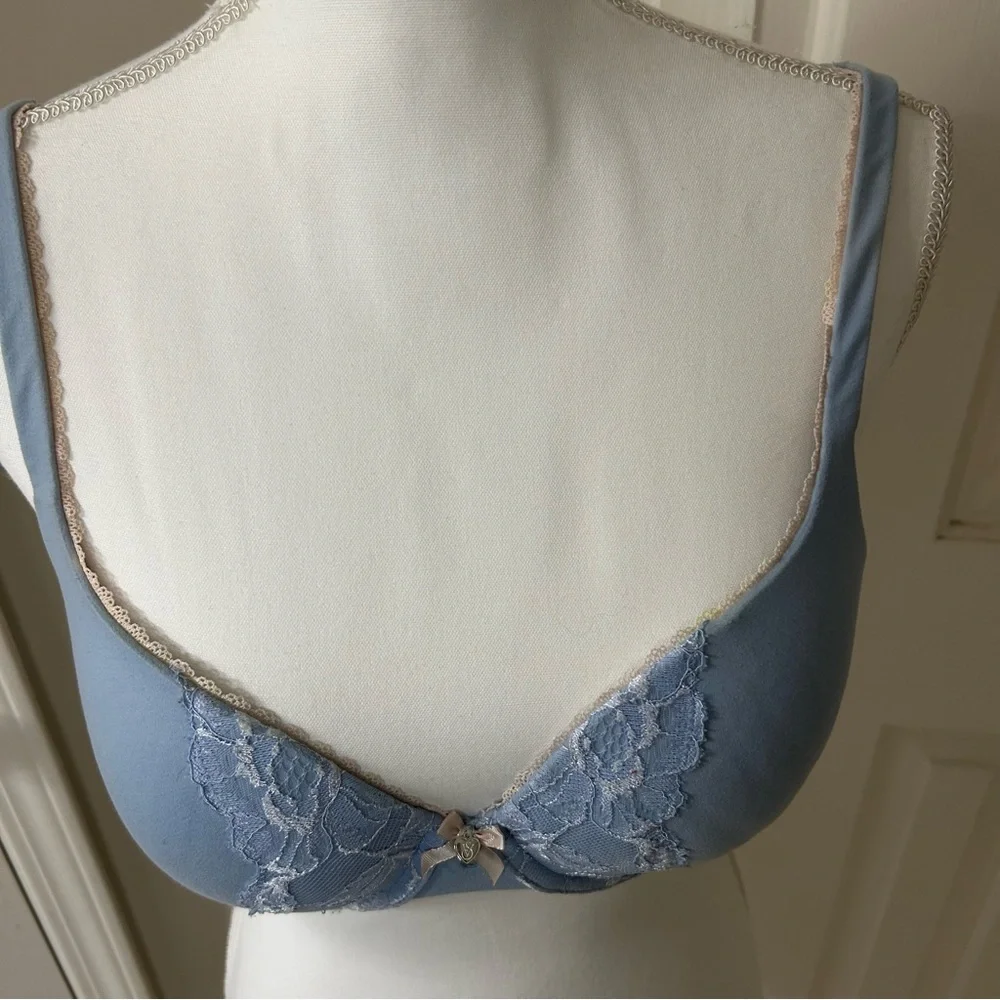 Victoria's Secret blue Padded Bra size 36C - Picture 8 of 9